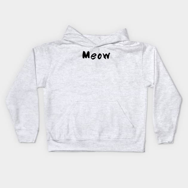 Meow Kids Hoodie by pepques